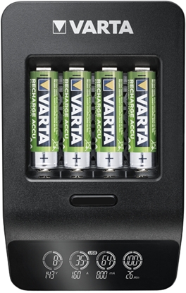 Attēls no Varta LCD Smart Charger+ incl. 4 Batteries 2100 mAh AA