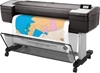 Изображение DesignJet T1700 Printer/Plotter - 44” Roll/A4,A3,A2,A1,A0 Color Ink, Print, Sheet Feeder, Auto Horizontal Cutter, LAN, 26 sec/A1 page, 116 A1 prints/hour, with Stand