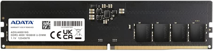 Attēls no Pamięć ADATA DDR5, 16 GB, 4800MHz, CL40 (AD5U480016G-R)