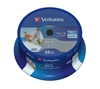 Picture of 1x25 Verbatim BD-R Blu-Ray 25GB 6x Speed DL Wide Printable CB