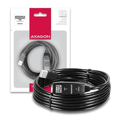 Attēls no ADR-205 USB 2.0 A-M -> A-F aktywny kabel przedłużacz/wzmacniacz 5m