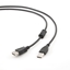 Attēls no Gembird 1.8m USB 2.0 A M/FM USB cable USB A Black