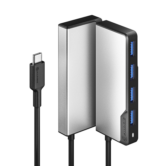 Picture of Alogic Fusion Swift USB-C 4-Port Hub Space Gray