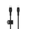 Изображение Belkin Flex Lightning/USB-C 15W 2m mfi. cert. black CAA011bt2MBK