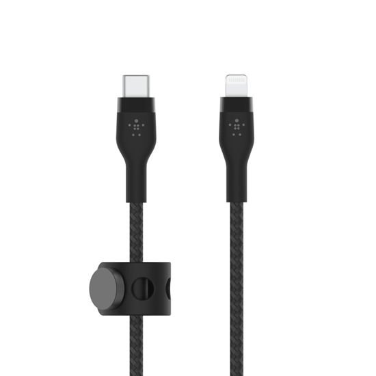 Изображение Belkin Flex Lightning/USB-C 15W 2m mfi. cert. black CAA011bt2MBK