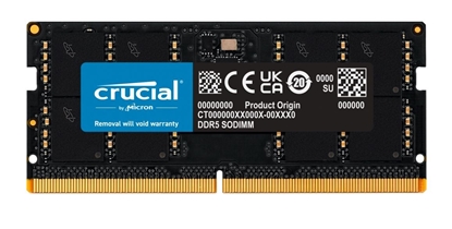 Attēls no Crucial DDR5-4800           32GB SODIMM CL40 (16Gbit)