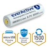 Picture of Battery everActive 18650 3.7V Li-ion 3200mAh micro USB with protection BOX
