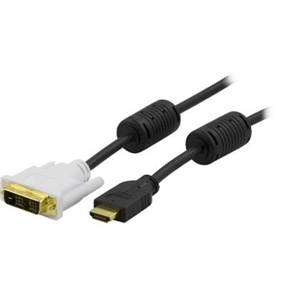 Изображение Kabel Deltaco HDMI - DVI-D 7m czarny (HDMI-116)