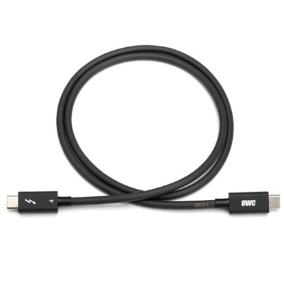 Изображение Kabel USB OWC USB-C - USB-C 0.7 m Czarny (OWCCBLTB4C0.7M)