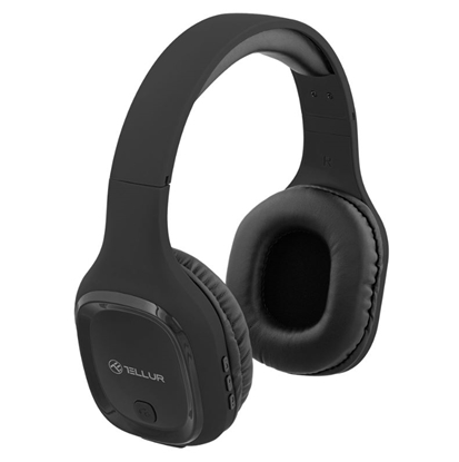 Attēls no Tellur Bluetooth Over-Ear Headphones Pulse black