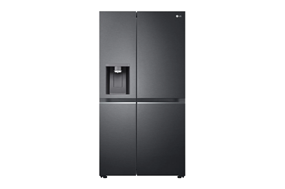 Picture of LG GSLV71MCLE side-by-side refrigerator Freestanding 635 L E Black