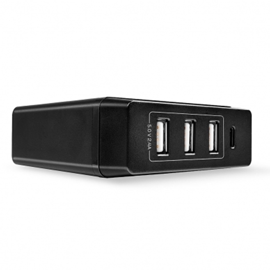 Picture of Lindy 4 Port USB Type C & A Smart Charger with Power Delivery, 72W