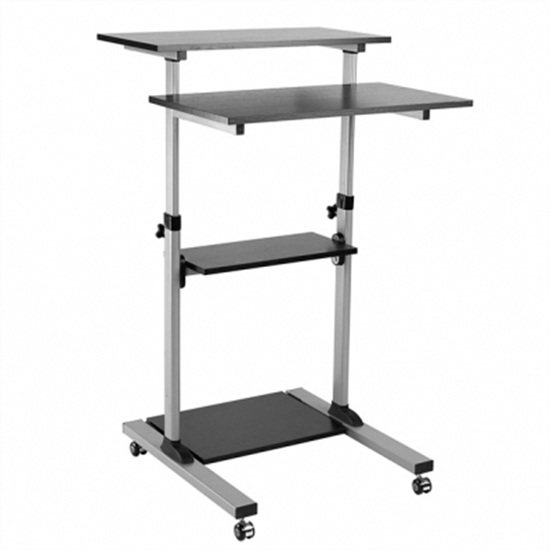 Picture of ROLINE PC Standing Workstation, black / gray