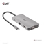 Picture of CLUB3D USB Gen1 Type-C 9-in-1 hub with HDMI, VGA, 2x USB Gen1 Type-A, RJ45, SD/Micro SD card slots and USB Gen1 Type-C Female port
