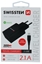 Изображение Swissten Smart IC Travel Charger 2x USB 2.1A with Lightning Cable 1.2m