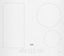 Picture of Beko HII64200FMTW hob White Built-in 60 cm Zone induction hob 4 zone(s)