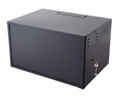 Picture of 3U 19'' Sienas komutācijas skapis/ 540 x 400 / Melns/ /Salikts