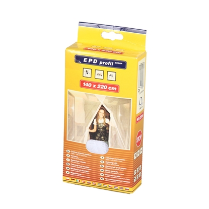 Attēls no Insektu tīkls durvīm, bez magnēta 140x220cm Balts