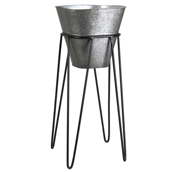 Picture of Statīvs puķu podam Metāla 26x20xh50cm