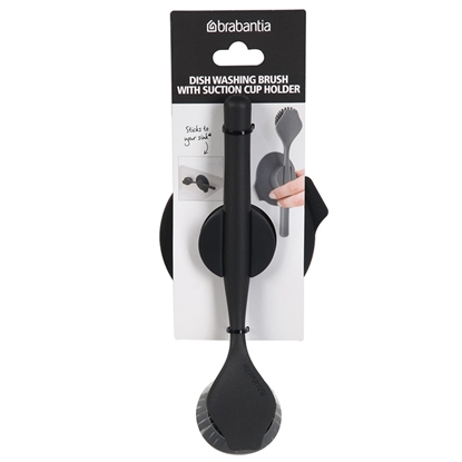 Picture of Trauku birstīte Brabantia ar turētāju t.pelēka