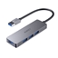 Attēls no CB-H36 aluminiowy HUB USB-A | Ultra Slim | 4w1 | 4xUSB 3.0 | 5Gbps