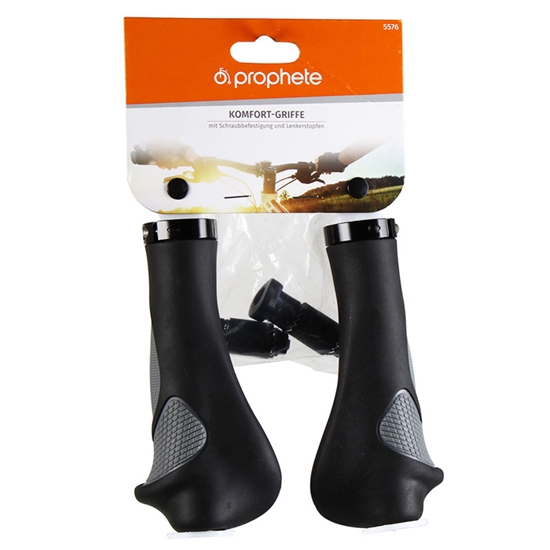 Picture of Velo stūres ergonomiski rokturi, 132mm, 2 gab.