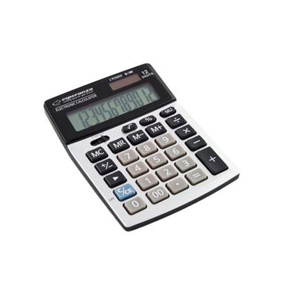 Picture of xlyne ECL102 calculator Desktop Basic Black, Silver