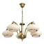 Изображение Activejet Classic ceiling chandelier pendant lamp RITA Patina 5xE27 for living room