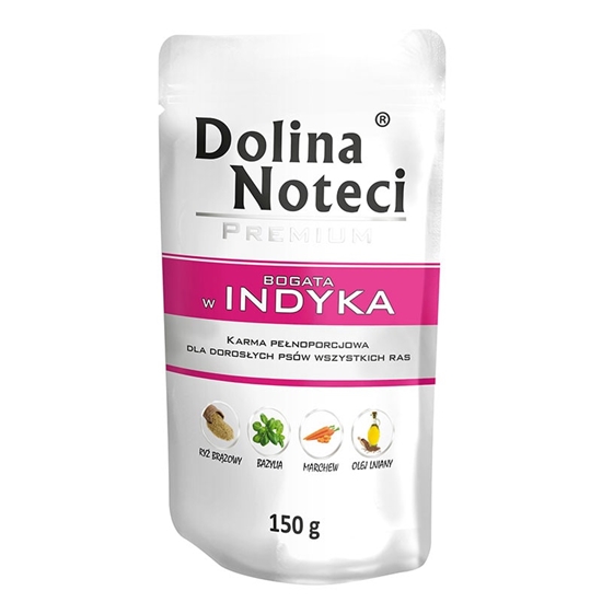 Picture of Dolina Noteci 5902921300700 dogs moist food Turkey Adult 150 g