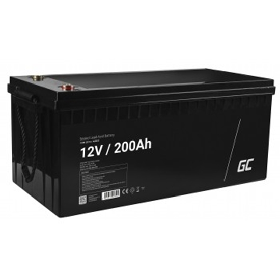 Picture of GREENCELL battery AGM VRLA 12V 200Ah