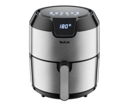 Attēls no Tefal Easy Fry EY401D fryer Single 4.2 L Stand-alone 1500 W Hot air fryer Black, Stainless steel
