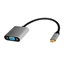 Изображение Adapter USB-C do VGA, 1080p, aluminiowy 0.15m 