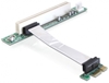 Picture of Delock Riser card PCI Express x1 > PCI 32Bit 5 V with flexible cable 9 cm left insertion