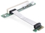 Изображение Delock Riser card PCI Express x1 > PCI 32Bit 5 V with flexible cable 9 cm left insertion