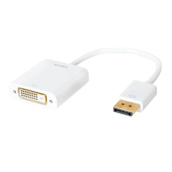 Picture of Adapter AV LogiLink DisplayPort - DVI-D biay (CV0058B)
