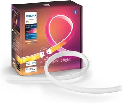 Attēls no Philips Hue White and colour ambience Gradient lightstrip extension 1 metre