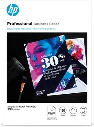 Attēls no HP Professional Business Paper, Glossy, 180 g/m2, A4 (210 x 297 mm), 150 sheets