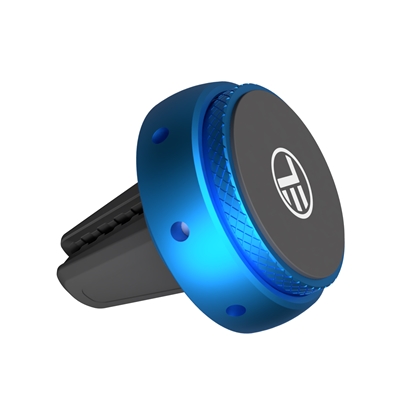 Attēls no Tellur Fresh Dot Car Phone Holder Magnetic, Fragrance Kit Ocean, Air Vent mount blue
