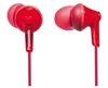 Picture of Panasonic earphones RP-HJE125E-R, red
