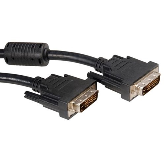Picture of ROLINE DVI Cable, DVI (24+1), Dual Link, M/M, 2.0 m