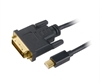Изображение Kabel Akasa DisplayPort Mini - DVI-D 1.8m czarny (AK-CBDP18-18BK)