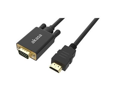 Attēls no Adapter AV Akasa HDMI - D-Sub (VGA) czarny (AK-CBHD26-20BK)
