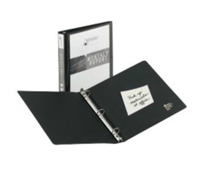 Picture of Avery 05710 ring binder Letter Black