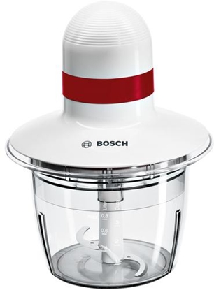 Attēls no Bosch MMRP1000 electric food chopper 0.8 L 400 W Red, Transparent, White