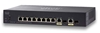 Picture of Cisco Small Business SF352-08P Managed L2/L3 Fast Ethernet (10/100) Power over Ethernet (PoE) 1U Black