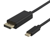 Изображение Kabel USB Deltaco DELTACO USBC-DP100 - DisplayPort kabel