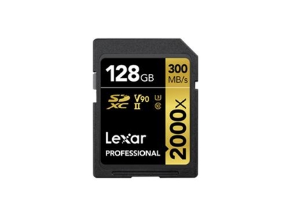Picture of Lexar memory card SDXC 128GB Professional 2000x UHS-II U3 V90