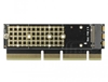 Picture of Delock PCI Express x16 (x4 / x8) Card to 1 x NVMe M.2 Key M for Server
