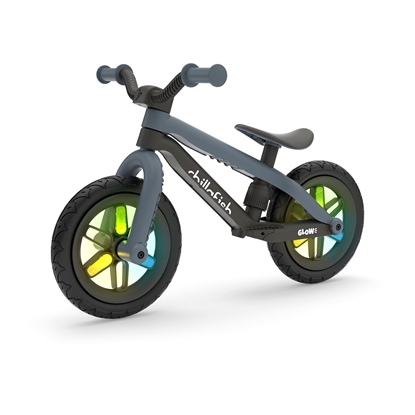 Obrazek Akcija! Jaunums! Chillafish BMXie 2 līdzsvara velosipēds no 2 līdz 5 gadiem ar gaismiņām, Anthracite