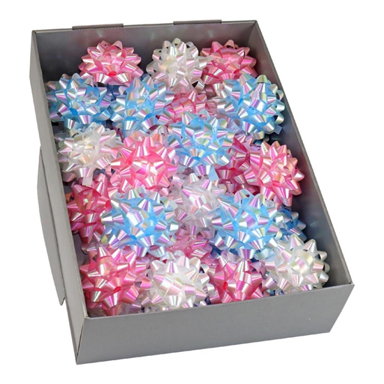 Picture of Dāvanu pušķis Brasilien 8cm 3ass rozā/zils/balts